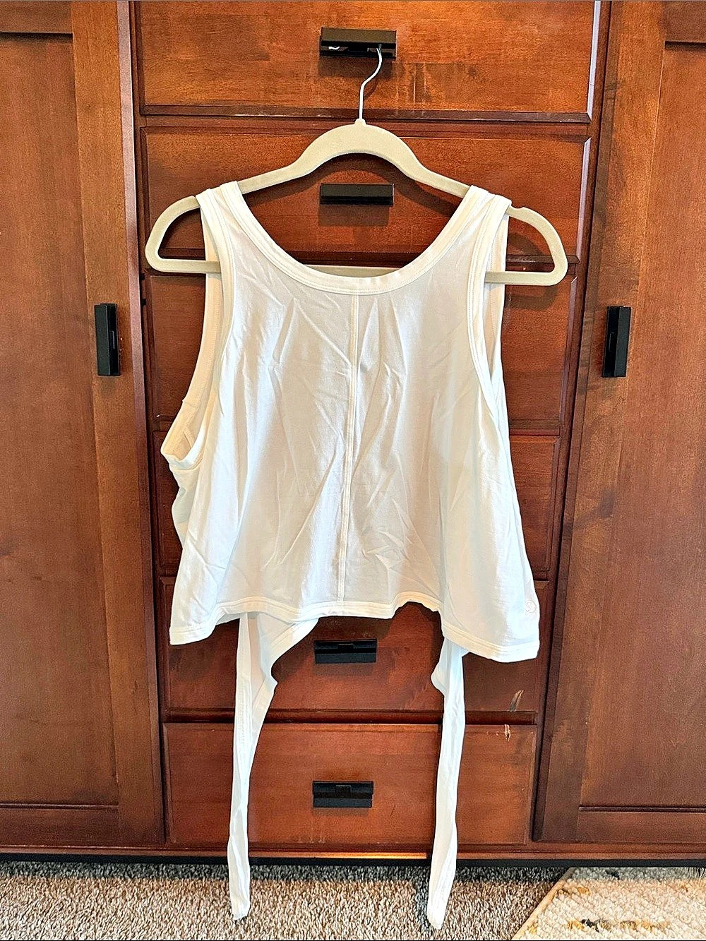 Lululemon It’s a Tie White Tank Top